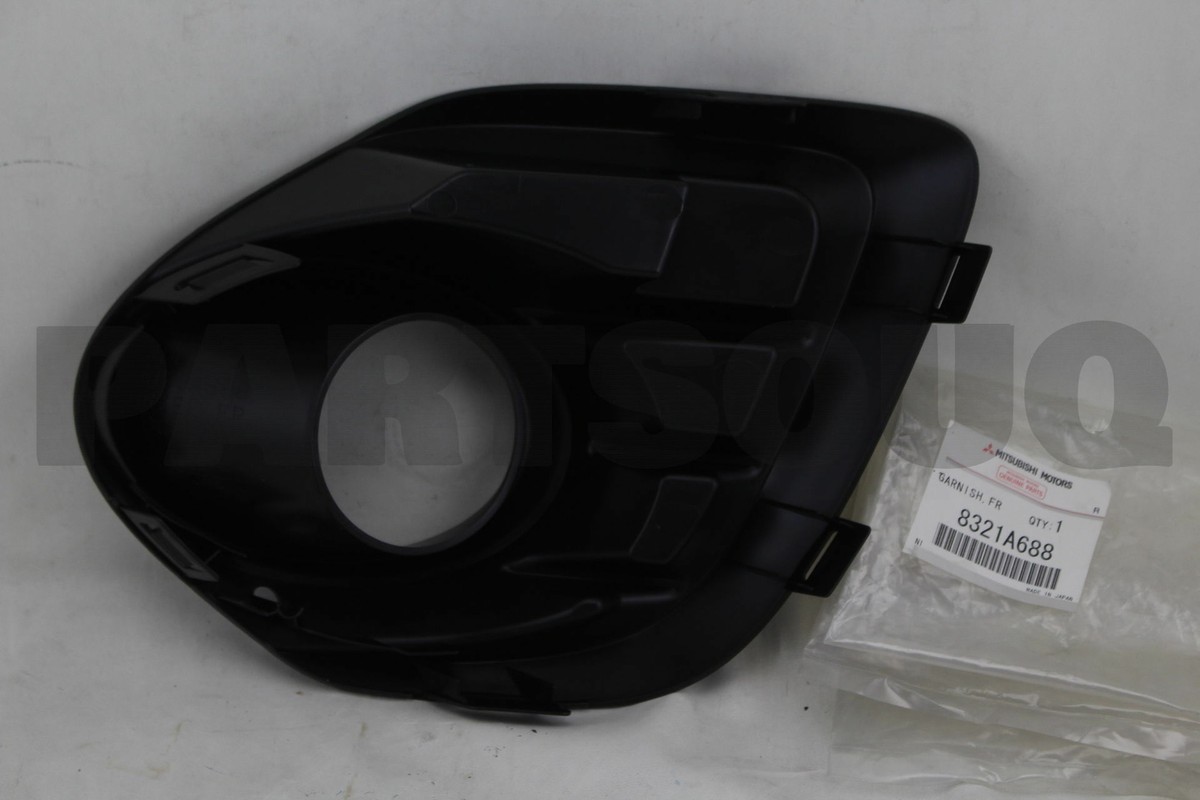 8321A688 Genuine Mitsubishi GARNISH,FR BUMPER,RH | eBay