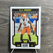 2023 Score #393 K.J. Henry RC