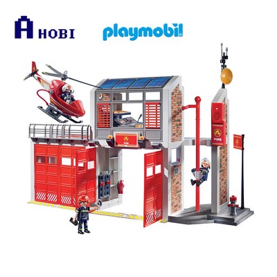 Playmobil City Action Fire Station With Light & Sound Model Kids Toy