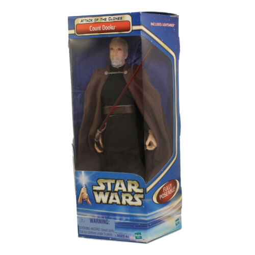 Poupée Figurine Star Wars - Attack of the Clones (AOTC) - COUNT DOOKU (12 pouces) Neuf/m - Photo 1/1