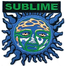 Sublime Rock Music Applique Embroidered Iron on Patch