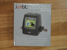 Jumble Film Scanner with 22MP Converts 126KPK/35mm/110/Super 8 Films, Slides, 