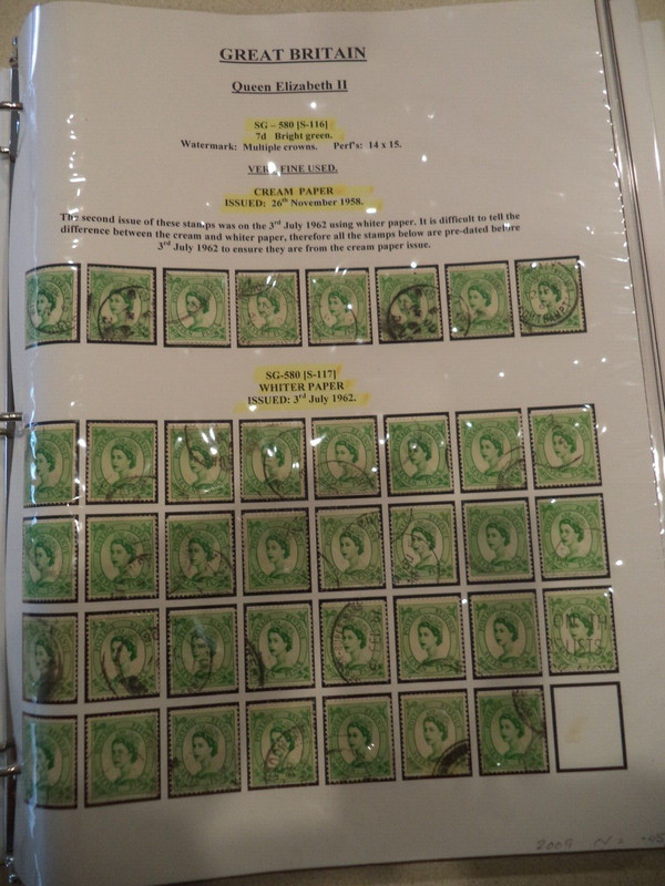 Queen Elizabeth Great Britain SG 580 s 116 117 581 121 POSTAGE STAMPS FULL SHEET