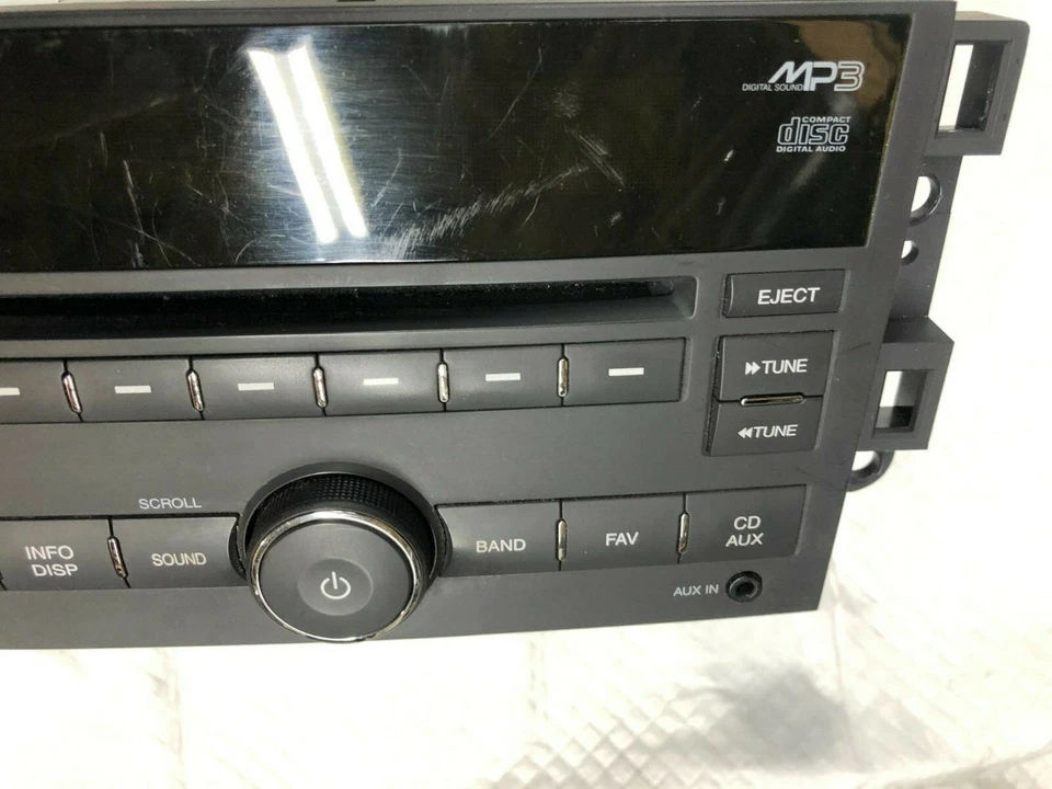 2009 Pontiac G3 AM FM ресивер MP3 одиночный CD-плеер 96 989 879 OEM (4) - Изображение 4 из 4