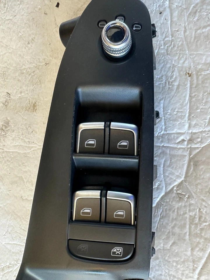 Interruptor de puerta delantera OEM AUDI S4 2013-2016 interruptor de ventana del conductor y moldura Foto 2 de 4