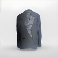 Brooks Brothers Golden Fleece 41 W black gentlemans dinner tuxedo jacket