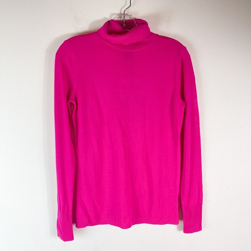Pull Col Roulé Violet Halogen Avec Boutons - Taille S, Manches Longues, Neuf Avec étiquettes