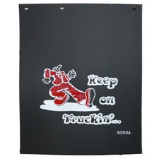 Keep On Truckin Black 24 X 30 Poly Semi Truck Mud Flaps - Pair Keep On Truckin Black 24 X 30 Poly Semi Truck Mud Flaps - Pair