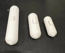 S 1:64 Scale Model Railroad Scenery Residential Propane Tank Set Of  3  White