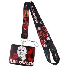 Michael Myers Halloween Classic Horror Movie Side Lanyard With ID Badge Holder