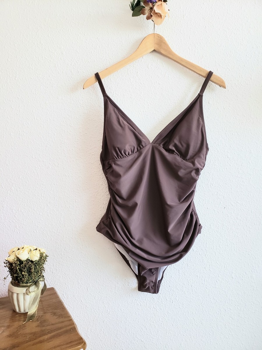 Nwt Cupshe Women Onepiece Shirring Mocco Swimsuit Size L | eBay