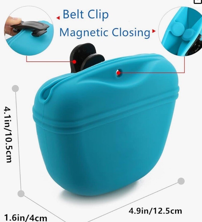 Silicone Dog Treat Pouch Small Training Bag Portable Dog Treat Bag For silicone-dog-treat-pouch-small-training-bag-portable-dog-treat-bag-for