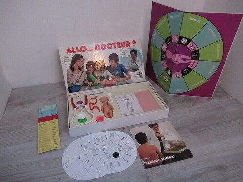 Jeu De Société Vintage "Allo Docteur" Gay-Play - Années 70-80 - Complet