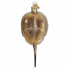 Old World Christmas 12568 Glass Blown Horseshoe Crab Ornament
