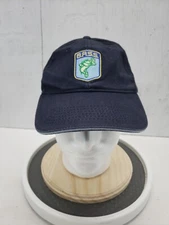 B.A.S.S.  Navy Blue Fishing Bass Hook and Loop Size 7 1/8