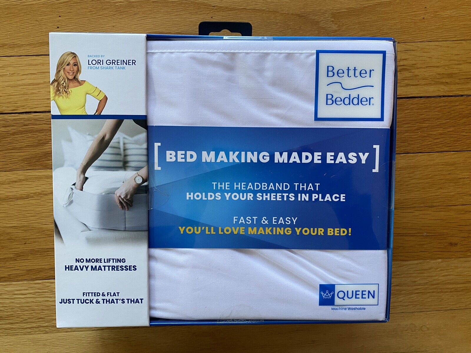 Better Bedder Headband For Queen Bed Sheets - Bed Making Made Easy, Lori  Greiner 740275057162