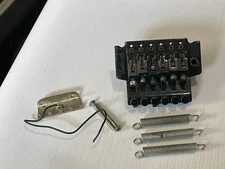 2000's Jackson Guitars JT-580LP Black Licensed Floyd Rose Tremolo Guitar Bridge