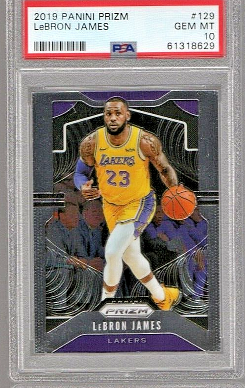 2019-20 Prizm (PSA 10) - LeBron James - Base Card - Los Angeles