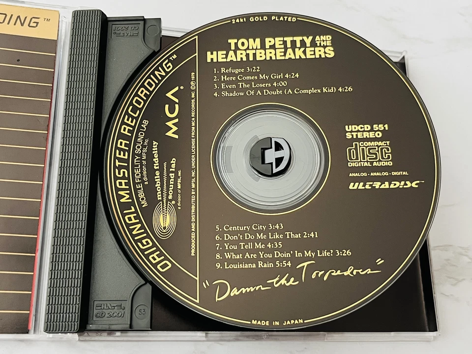 Tom Petty Damn The Torpedoes CD MFSL ULTRADISC JAPAN 24KT GOLD LIMITED ED. RARE! - Image 2 of 4