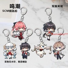 Wuthering Waves Anime Cosplay Acrylic Schoolbag Key Chain Pendant Keychains