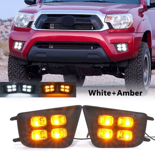 LED Fog Lights For Toyota Tacoma 2012 2013 2014 2015 Daytime Running Light DRL