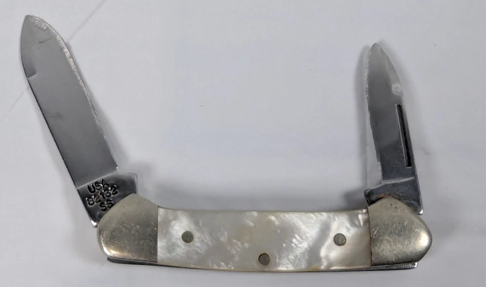 Case XX Pearl Butterbean Pocket Knife – Genuine Mother of Pearl Handle – Vintage - Image 4 of 4