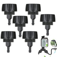 6pcs 1/4 Inch Drip Irrigation Tubing to Faucet/Garden Hose Adapter Drip...