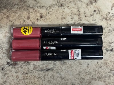 3x L'Oreal Paris Infallible Pro Last 2 Step Lipstick, # 109 Toujours Teaberry
