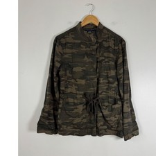 Military Social Standard by Sanctuary Womens XS Utility Jacket Camo Green Tencel