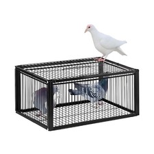 Pigeon Trap Cage, -Way Entrance Escape-Proof Bird Traps, Easy to Install Outd...