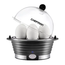 Egg-Maker Rapid Poacher, Food & Vegetable Steamer, Quickly Makes Up to 6, Hard,