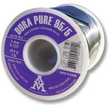 AIM Dura-Pure 95/5 Lead-Free 0.125inch Solid Solder Wire for Plumbing Repairs...