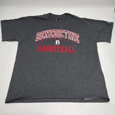 Benedictine UNIVERSITY Eagles Basketball Russell Athletic Tee Shirt LARGE - Look