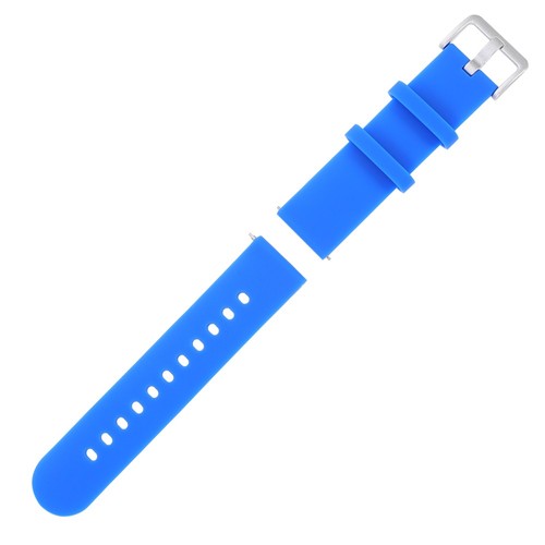 Bracelet De Montre En Silicone Souple 20mm - Bleu Léger - Pour Homme Et Femme