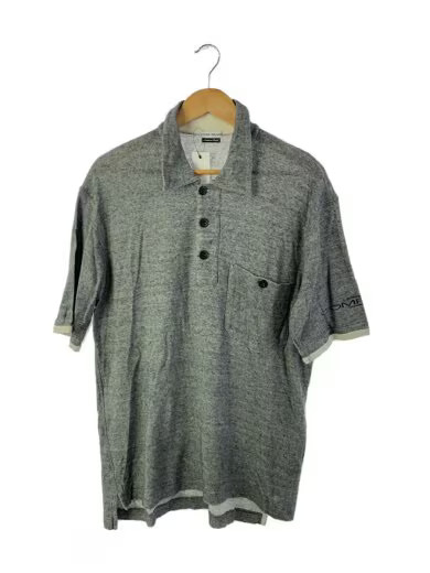 STONE ISLAND/03ss//Polo shirt/L/Linen/GRY/Solid/38152c64/4503