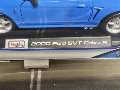1:18 MAISTO 2000 FORD MUSTANG SVT COBRA R BLUE | eBay