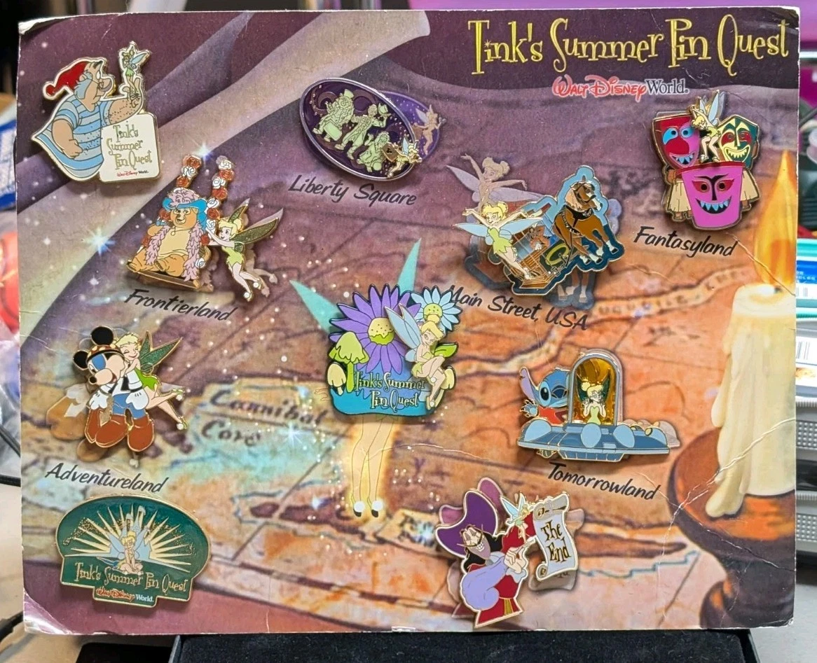 【激熱】ティンカーベル　フレームピンセット　（framed pin set） 激熱】ティンカーベル フレームピンセット （framed pin set） Tinker