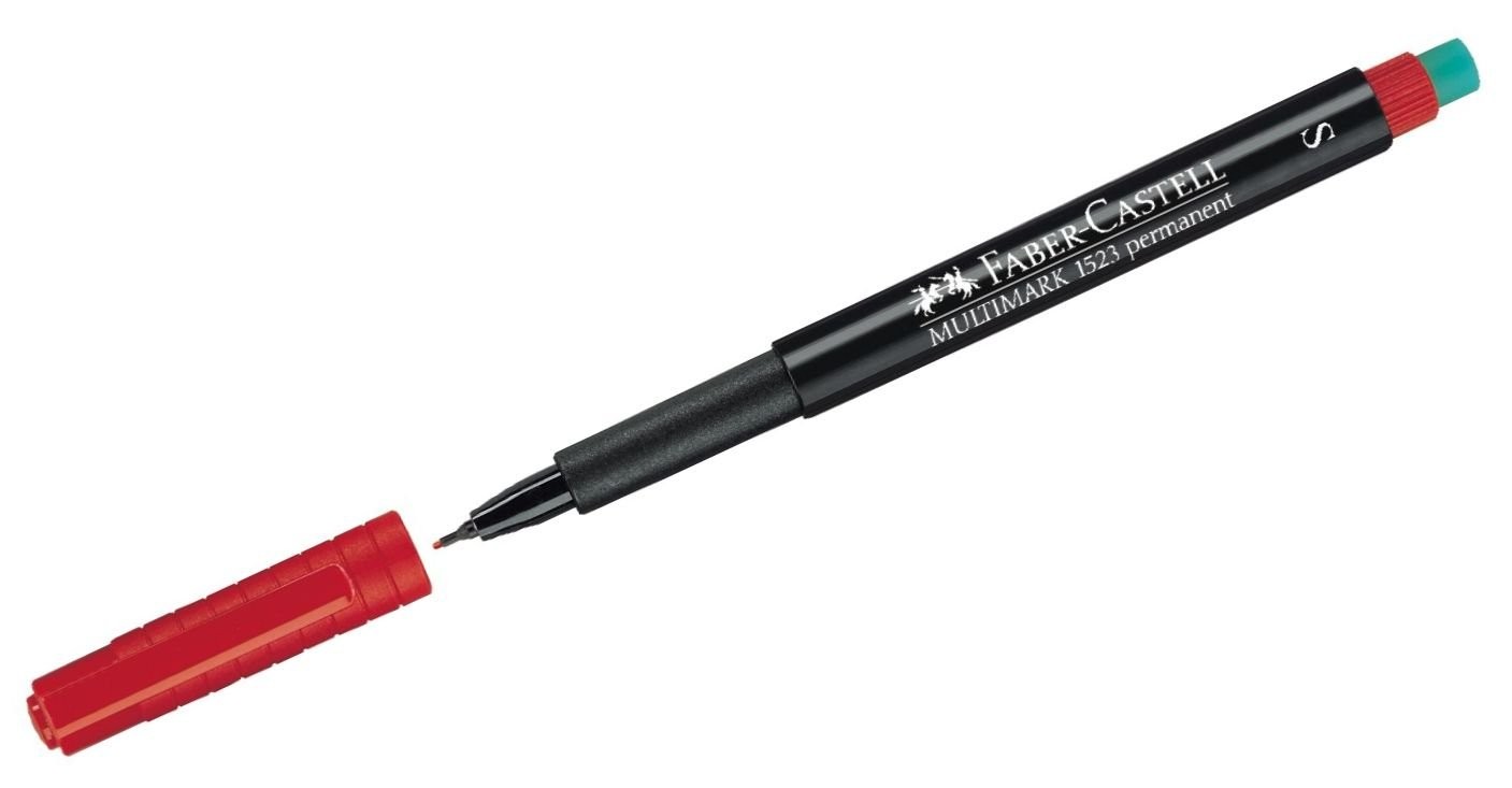 Faber Castell 152321 Permanent Marker - Red 1790₽