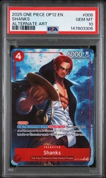 Shanks (Alternate Art) OP12-008 Legacy of the Master