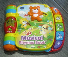 Vtech Musical Rhymes Electronic Book Lights Music Sounds Songs