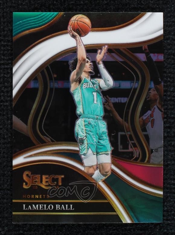 2023 Panini Select Courtside Teal White Pink Prizm 37/49 LaMelo Ball #253 1c5u