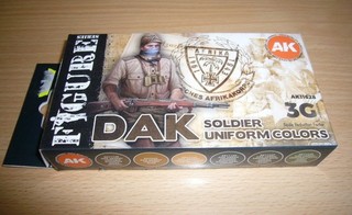 AK/AK11628 DAK paint set 6 acrylic paints of the 3rd generation for figures.
