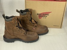Red Wing 400 Waterproof Steel Toe Boots Mens Size 7 D Made In USA