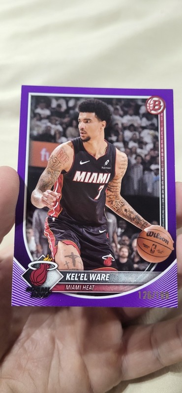 25/26 Bowman Kel'el Ware Purple /199