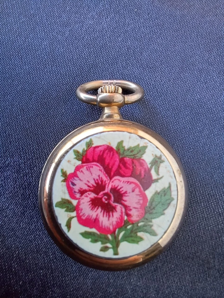 Royal Swiss Made Mechanik Uhr -Kettenuhr Vintage - Bild 2 von 4