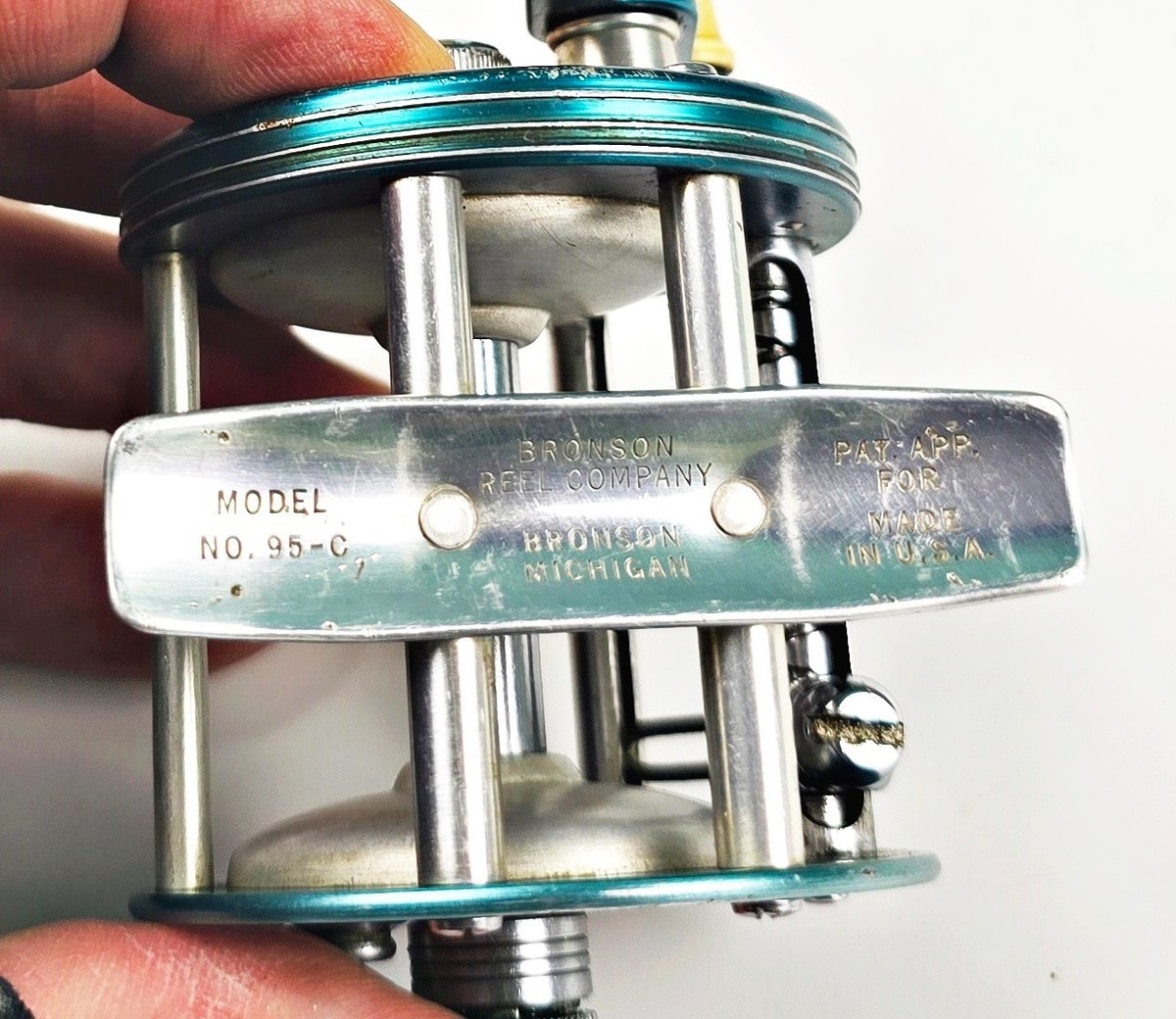 Moulinet De Pêche Vintage J.A. Coxe Modèle 95C - Niveau - USA Bronson