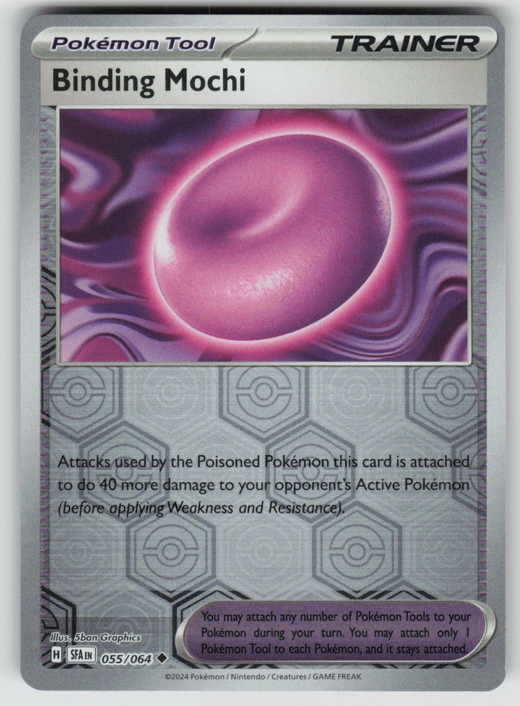 Binding Mochi 055/064 Reverse Holo Uncommon Shrouded Fable NM 5ban Graphics