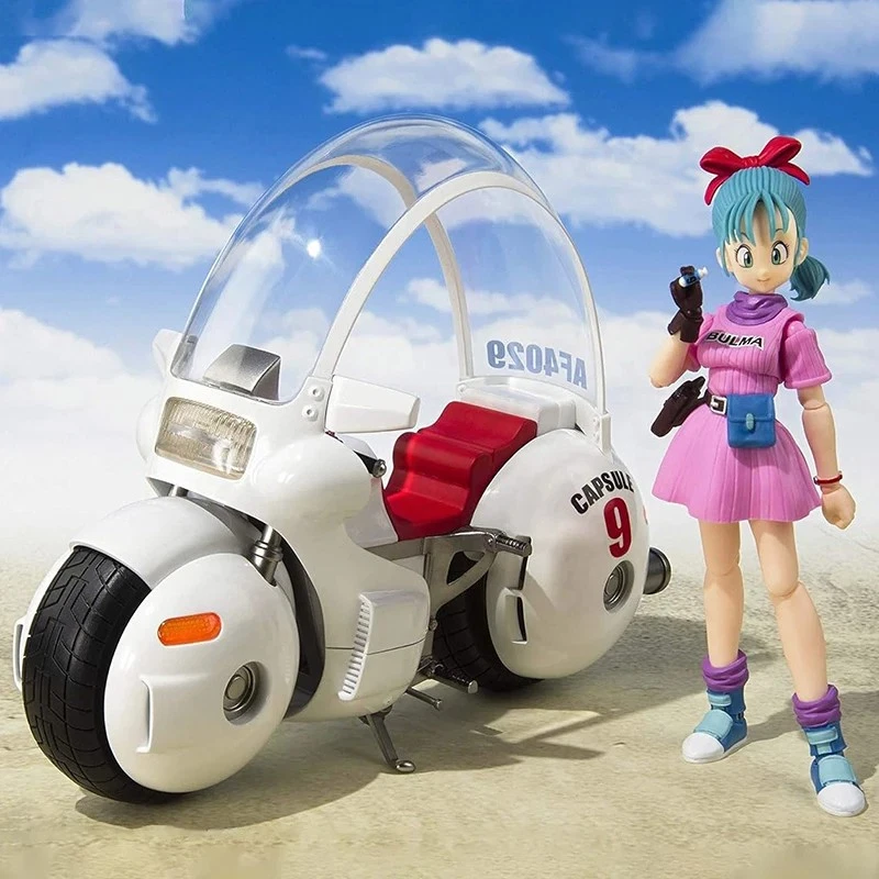 18cm SHF Dragon Ball Figure – Bulma’s Motorcycle Hoipoi Capsule PVC Model Toy - Image 2 of 4