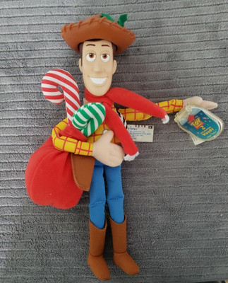 Disney Pixar Toy Story 2 Mattel Gift-Bearing Woody Star Bean 10 Inch