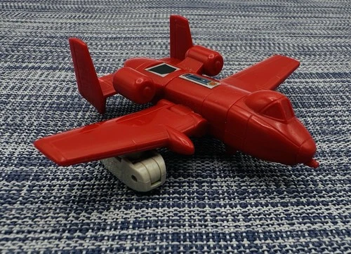 Transformers G1 1984 Powerglide Red Minibot Plane Hasbro Takara Japan Vintage